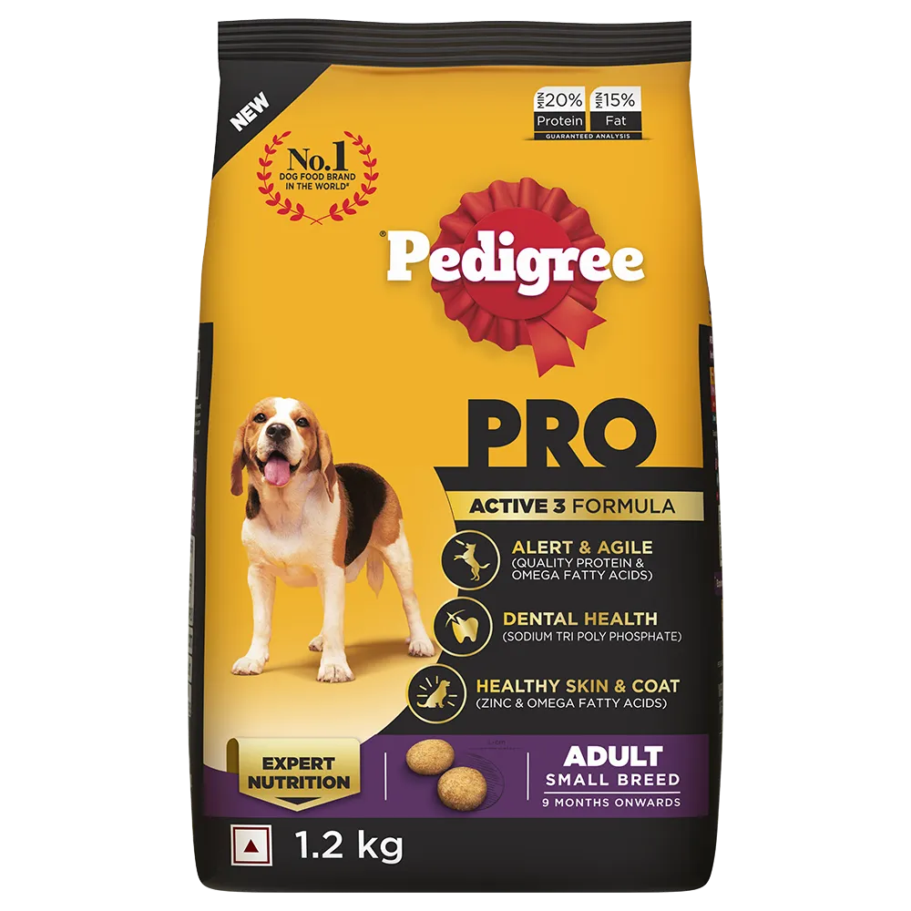Professional Adult Dog Food Small Breed  1.2kg to 3kg