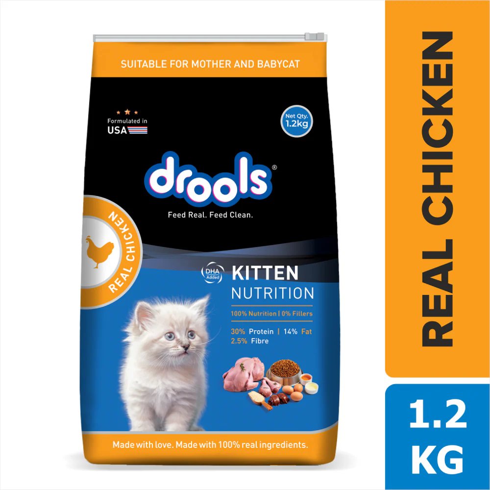 Drools Real Chicken Kitten Dry Food