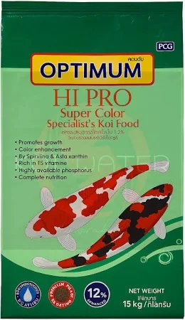 Optimum Hi Pro Super Color 1.5 KG – Premium Koi & Carp Color-Enhancing Food